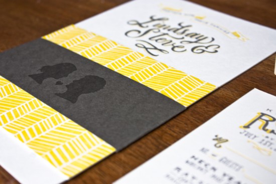 Hand Lettered Wedding Invitations by Molly Jacques via Oh So Beautiful Paper (2)