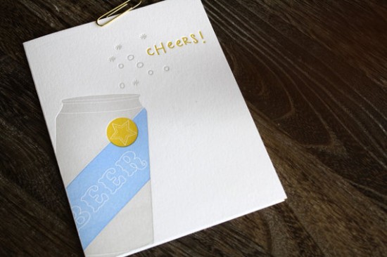 Beer Cheers Congratulations by Printerette Press