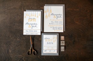 Letterpress Wedding Invitations by 9th Letter Press (10)