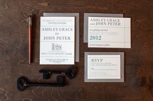 Letterpress Wedding Invitations by 9th Letter Press (2)