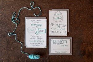 Letterpress Wedding Invitations by 9th Letter Press (4)