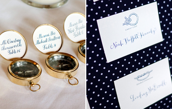 Laura Hooper Calligraphy Seating and Escort cards via Oh So Beautiful Paper