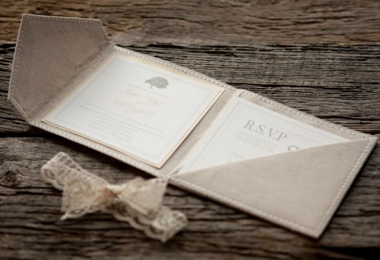 The Blue Envelope Wedding Invitations via Oh So Beautiful Paper (1)