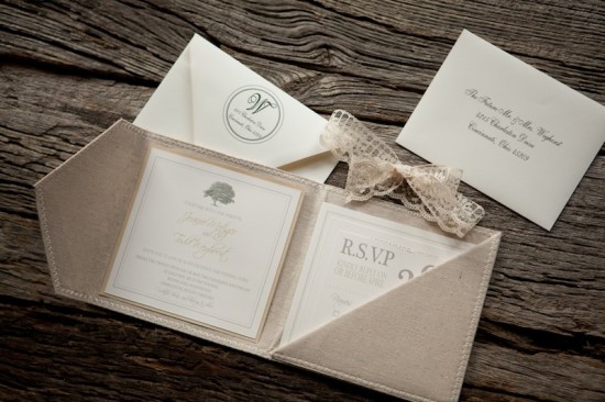 The Blue Envelope Wedding Invitations via Oh So Beautiful Paper (7)