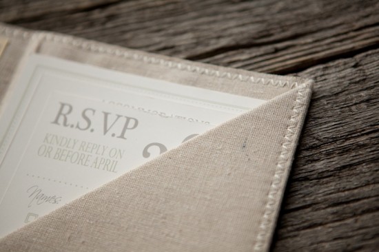 The Blue Envelope Wedding Invitations via Oh So Beautiful Paper (4)