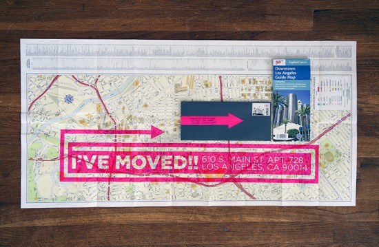 Cristina Pandol Map Moving Announcement via Oh So Beautiful Paper (5)