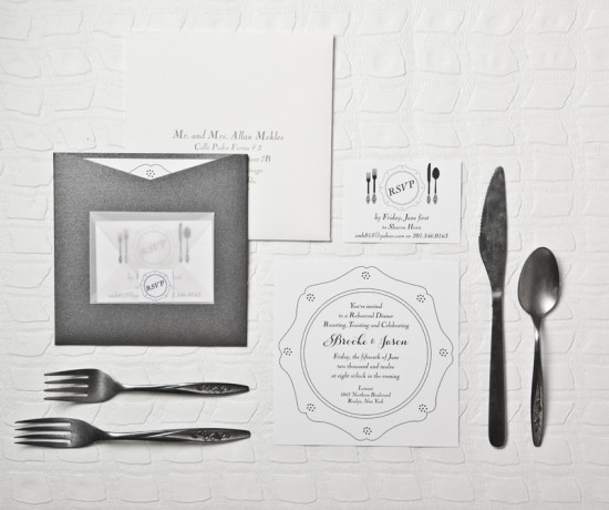 Rehearsal Dinner Invitations by Suite Paperie via Oh So Beautiful Paper (1)