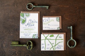 Letterpress Wedding Invitations by 9th Letter Press (8)