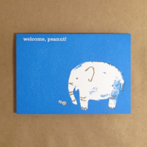 Welcome Peanut by Egg Press
