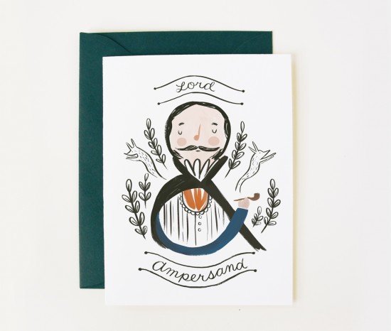 Illustrated Stationery by Quill and Fox via Oh So Beautiful Paper (9)