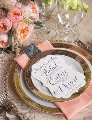Day-Of Wedding Stationery Inspiration and Ideas: Die Cut via Oh So Beautiful Paper (1)