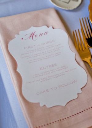 Day-Of Wedding Stationery Inspiration and Ideas: Die Cut via Oh So Beautiful Paper