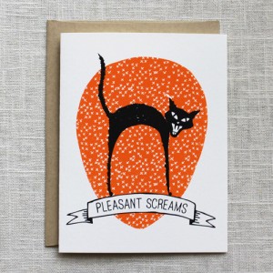 Illustrated Halloween Cards and Treat Bags by Maple and Belmont via Oh So Beautiful Paper (2)