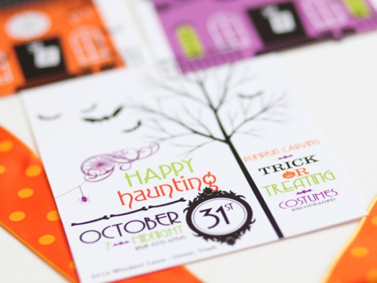 Halloween Party Invitations and Printables by Wants and Wishes via Oh So Beautiful Paper (2)