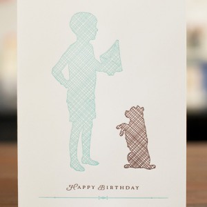 Sesame Letterpress Silhouette Cards via Oh So Beautiful Paper (4)