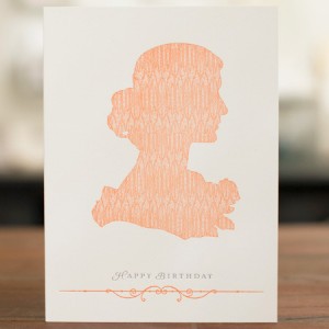 Sesame Letterpress Silhouette Cards via Oh So Beautiful Paper (1)