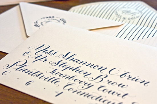 Molly Jacques Calligraphy via Oh So Beautiful Paper