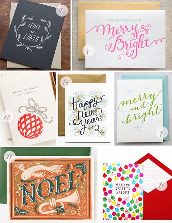 Seasonal Stationery 2012 Holiday Cards
