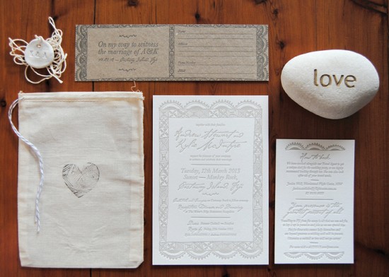 Fiji Destination Wedding Invitations via Oh So Beautiful Paper (7)
