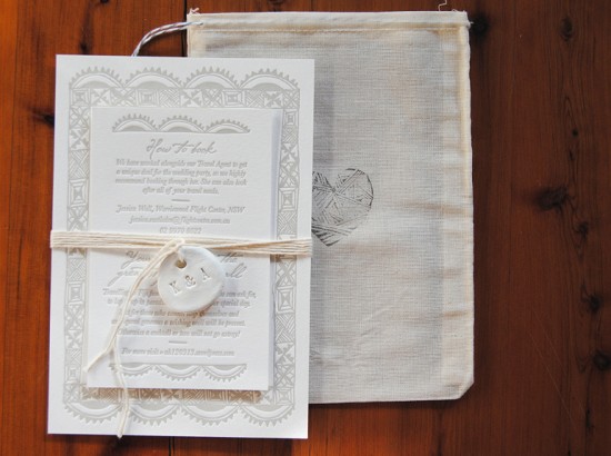 Fiji Destination Wedding Invitations via Oh So Beautiful Paper (4)