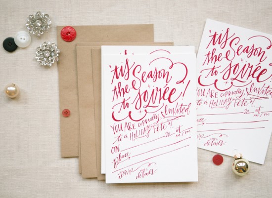 Lindsay Letters Calligraphy Stationery via Oh So Beautiful Paper (5)