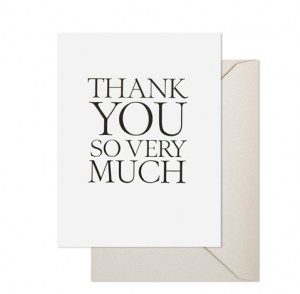 Thank You So Very Much by Sugar Paper