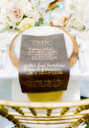 Day-Of Wedding Stationery Inspiration and Ideas: Silver and Gold via Oh So Beautiful Paper (12)