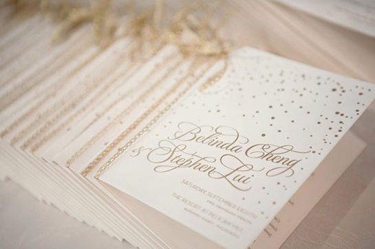Day-Of Wedding Stationery Inspiration and Ideas: Confetti via Oh So Beautiful Paper (13)