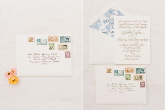Creative Calligraphy Wedding Invitations and Holiday Cards via Oh So Beautiful Paper (6)