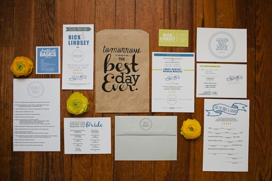 Creative Wedding Rehearsal Dinner Invitations by Brooke Courtney via Oh So Beautiful Paper