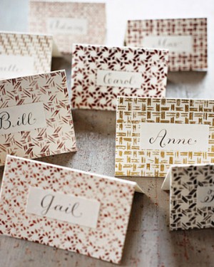 Day-Of Wedding Stationery Inspiration and Ideas: Silver and Gold via Oh So Beautiful Paper (2)