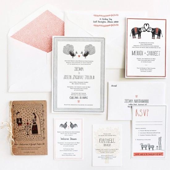 Wedding Invitations by Mr. Boddington's Studio via Oh So Beautiful Paper (3)