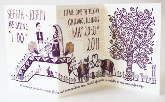 Wedding Invitations by Mr. Boddington's Studio via Oh So Beautiful Paper (1)