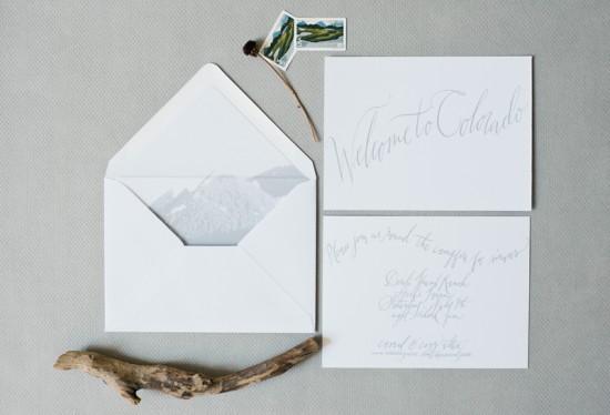 Calligraphed Wedding Invitation Collection by Hazel Wonderland via Oh So Beautiful Paper (7)