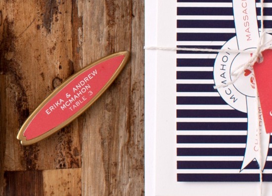 Nautical Wedding Invitations by Suite Paperie via Oh So Beautiful Paper (4)