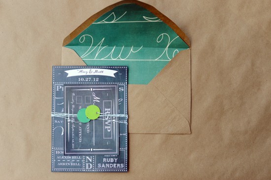 School House Inspired Chalkboard Paper Goods by The Paper Suite via Oh So Beautiful Paper (2)