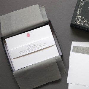 Sesame Letterpress Silhouette Stationery via Oh So Beautiful Paper