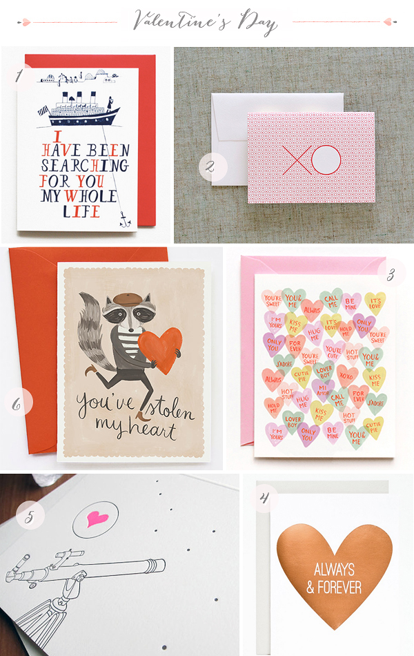 Valentine's Day Card Round Up via Oh So Beautiful Paper