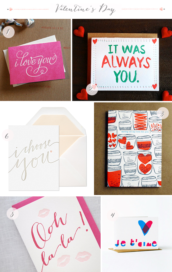 Seasonal Stationery: Valentine's Day Card Round Up via Oh So Beautiful Paper (2)