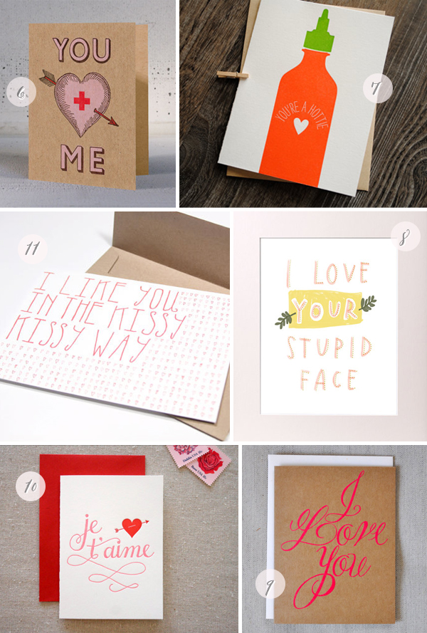 Seasonal Stationery: Valentine's Day Card Round Up via Oh So Beautiful Paper (1)