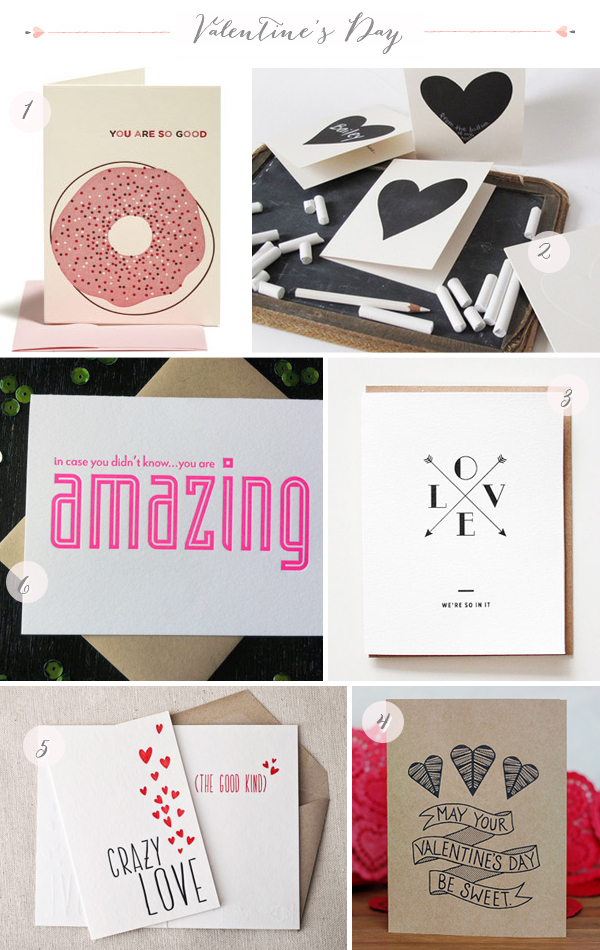 Seasonal Stationery: Valentine's Day Cards via Oh So Beautiful Paper