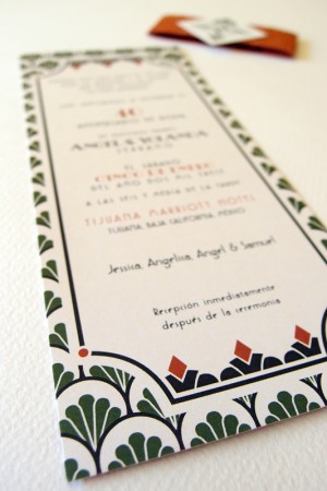 Art Deco Inspired Anniversary Invitations by Lizzy B Loves via Oh So Beautiful Paper (5)