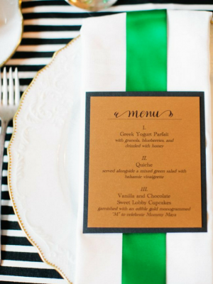Day-Of Wedding Stationery Inspiration and Ideas: Emerald via Oh So Beautiful Paper (3) (10)