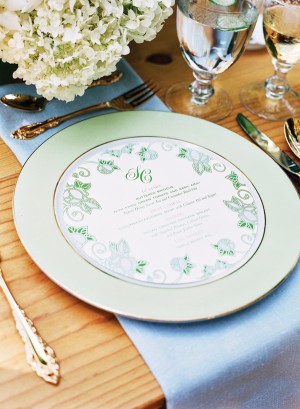 Day-Of Wedding Stationery Inspiration and Ideas: Emerald via Oh So Beautiful Paper (3) (7)