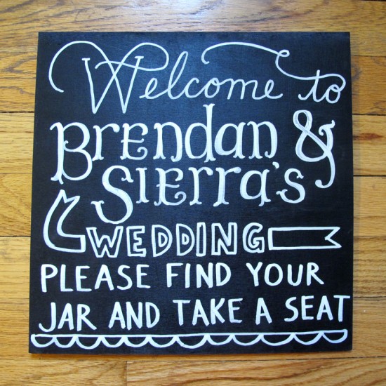 Hand-Lettered Wedding Invitations by Jesse Wells via Oh So Beautiful Paper (5)