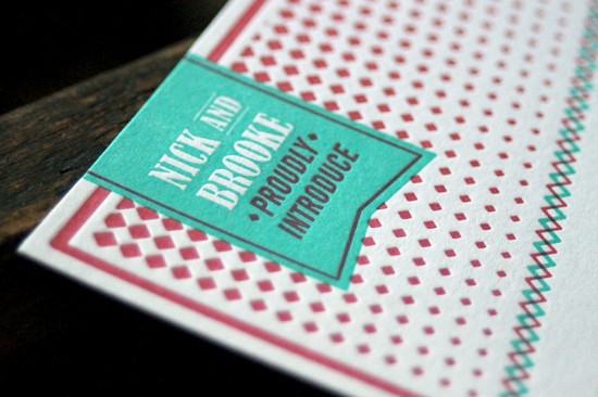 Modern Letterpress Baby Announcements by Curious & Co. via Oh So Beautiful Paper (7)
