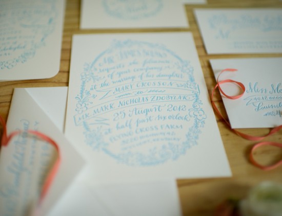 Floral-Inspired Southern Wedding Invitations by Holly Hollon via Oh So Beautiful Paper (3)