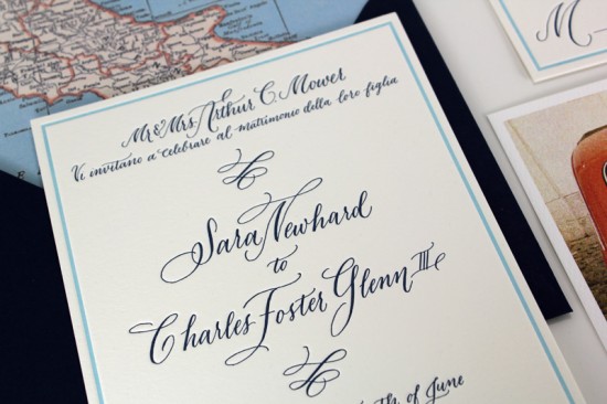 Travel Inspired Wedding Invitations by Ruby the Fox via Oh So Beautiful Paper (2)