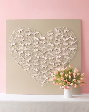 Day-Of Wedding Stationery Inspiration and Ideas: Hearts via Oh So Beautiful Paper (9)