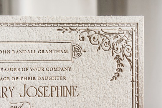 Downton Abbey-Inspired Wedding Invitations by Lucky Luxe Couture Correspondence via Oh So Beautiful Paper (4)